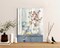 Bathroom Decor Wall Art Farmhouse Flower Pictures Laundry Room Bathroom Wall Decor Pink Poppy Vase Canvas Prints Blue White Painting Framed Artwork